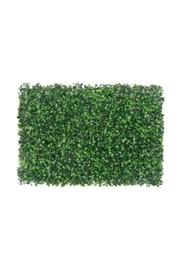 Yapay Duvar Kaplama Panel Şimşir Tabaka 40x60 Cm Yeşil Dik Duvar Uygulama